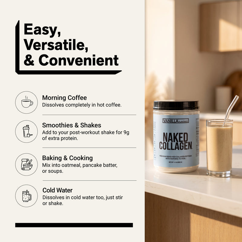 Vanilla Collagen Peptides Powder - Vanilla Collagen Peptides
