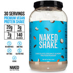 Chocolate Coconut Almond Protein Shake - Chocolate Coconut Almond