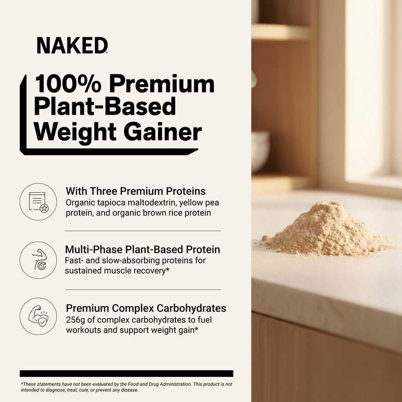 Chocolate Peanut Butter Vegan Mass Gainer Supplement - Chocolate PB (Vegan)