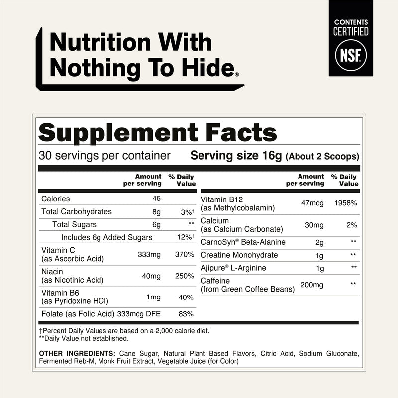 Cherry Lime Pre Workout Supplement - Cherry Lime
