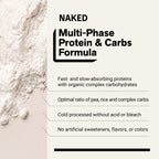 Vegan Mass Gainer Supplement - Unflavored (Vegan) 12LB