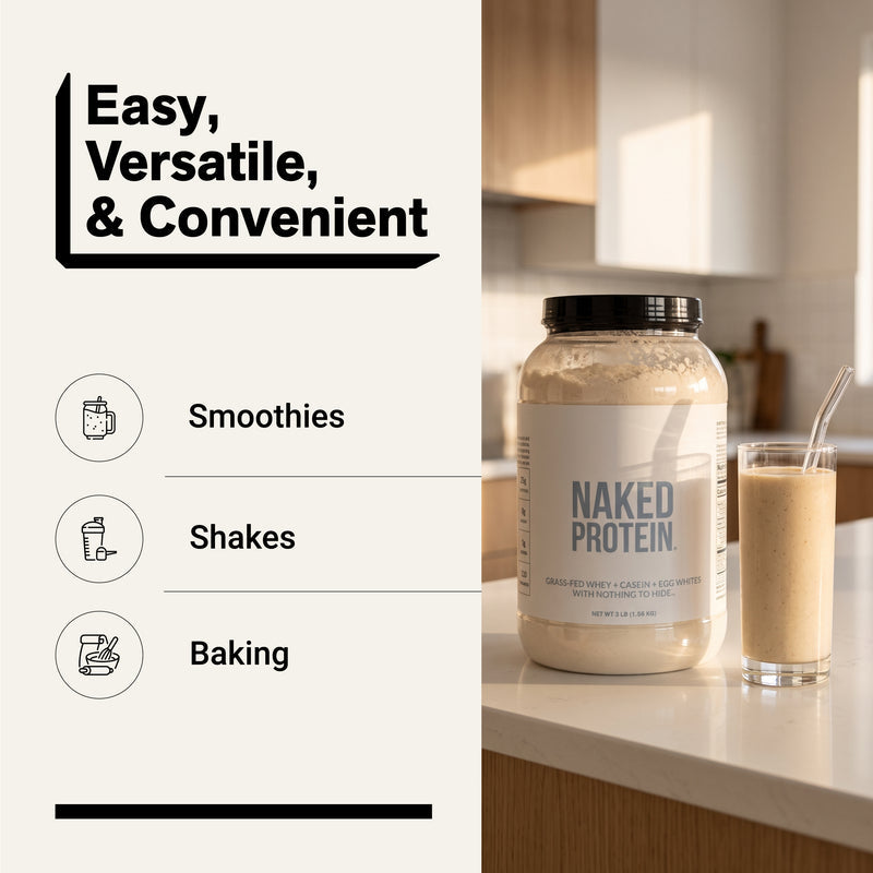 Protein Powder Blend - 3LB Egg Whey & Casein Protein Blend - 3LB