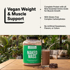 Double Chocolate Vegan Mass Gainer Supplement - Double Chocolate (Vegan)