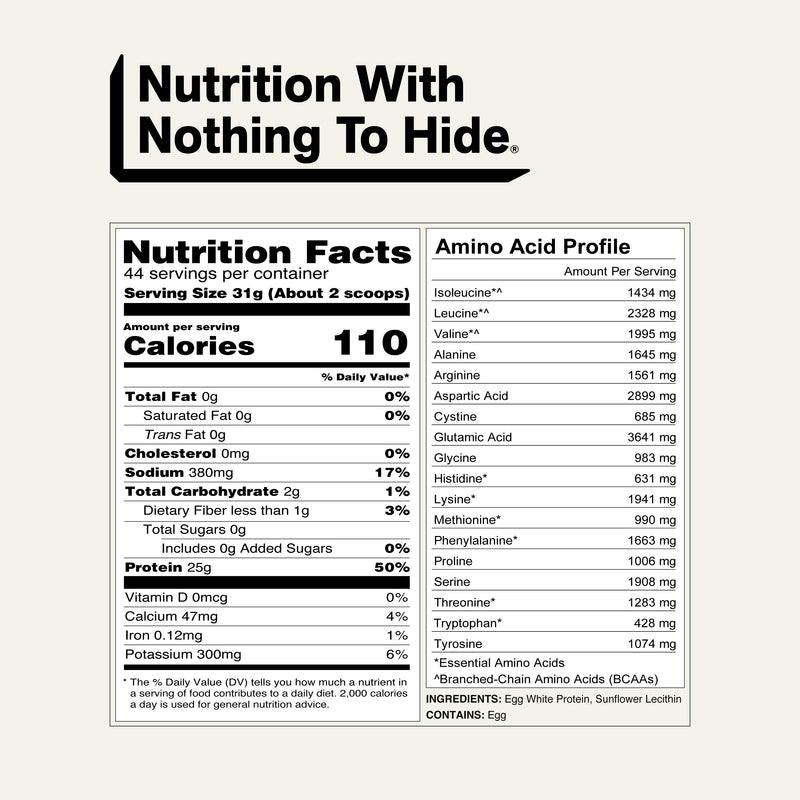 Egg White Protein Powder