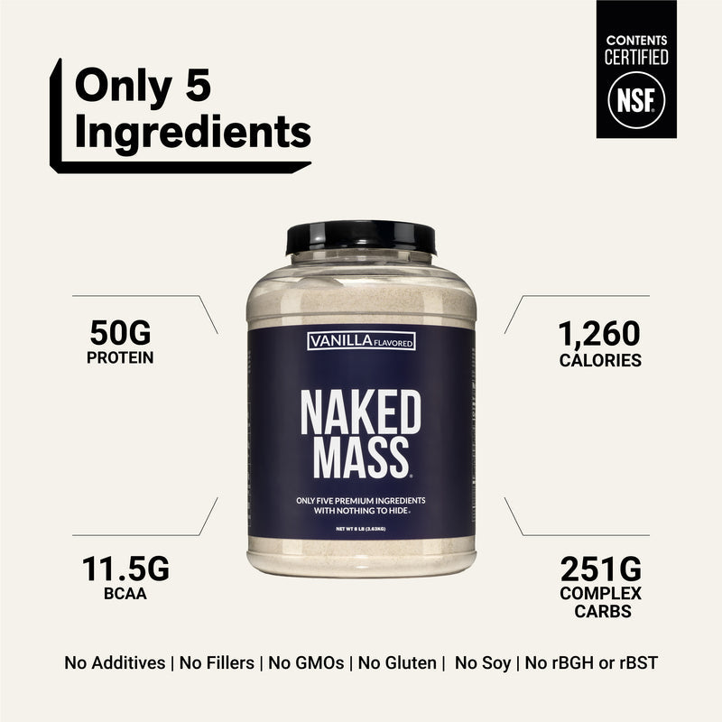 Vanilla Mass Gainer Protein Supplement - Vanilla