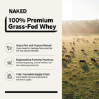 Grass Fed Whey Protein Powder - Unflavored