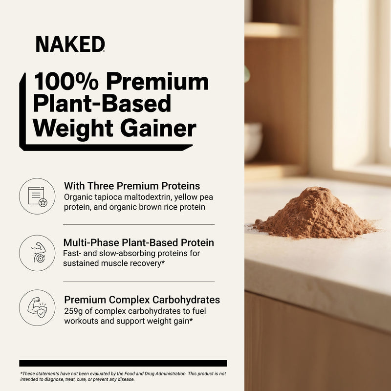 Double Chocolate Vegan Mass Gainer Supplement - Double Chocolate (Vegan)