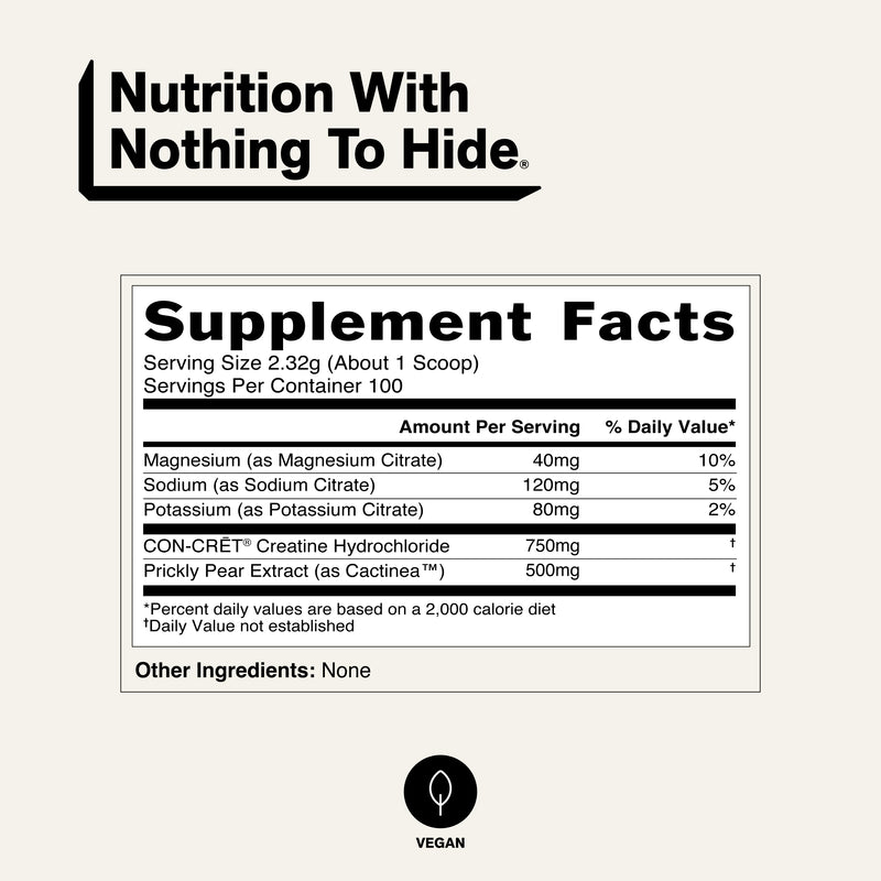 Creatine HCl Powder - Unflavored
