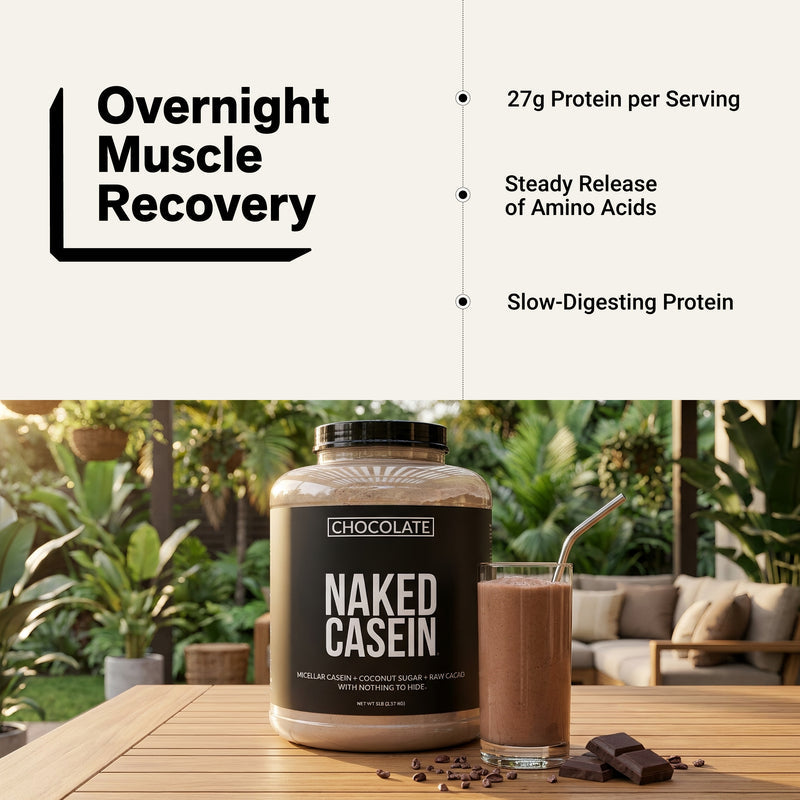 Chocolate Casein Protein Powder - 5LB - Chocolate