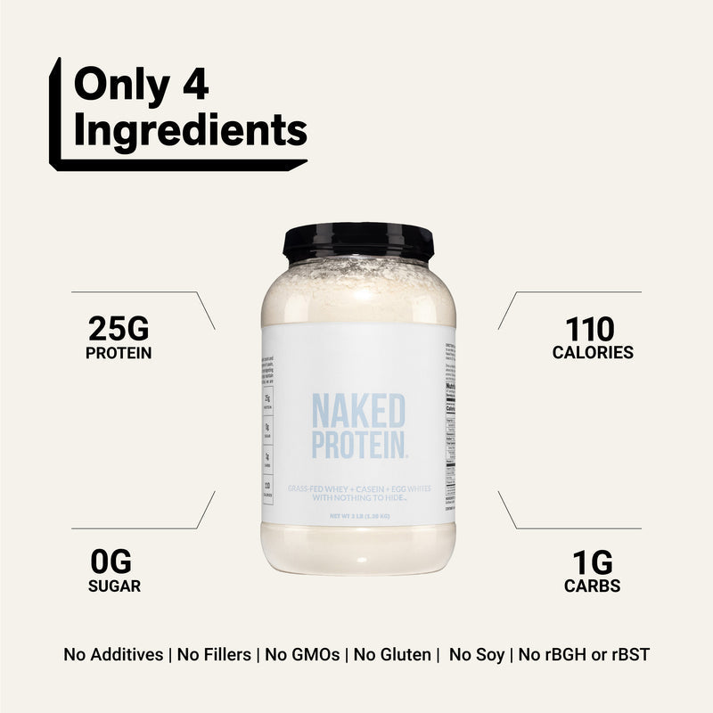 Protein Powder Blend - 3LB Egg Whey & Casein Protein Blend - 3LB