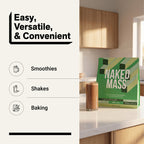 Chocolate Vegan Mass Gainer Supplement - Chocolate (Vegan) 12LB