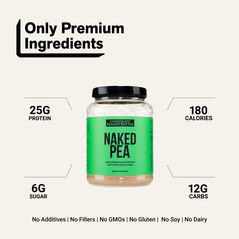 Chocolate Peanut Butter Pea Protein Powder - Chocolate PB