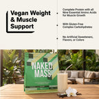 Vanilla Vegan Mass Gainer Supplement - Vanilla (Vegan) 12LB