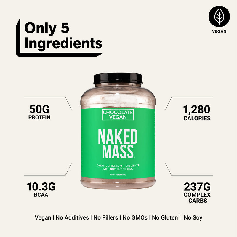 Chocolate Vegan Mass Gainer Supplement - Chocolate (Vegan)