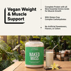 Vanilla Vegan Mass Gainer Supplement - Vanilla (Vegan)