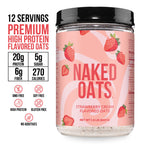 Strawberry Cream Protein Oats - Strawberry Cream