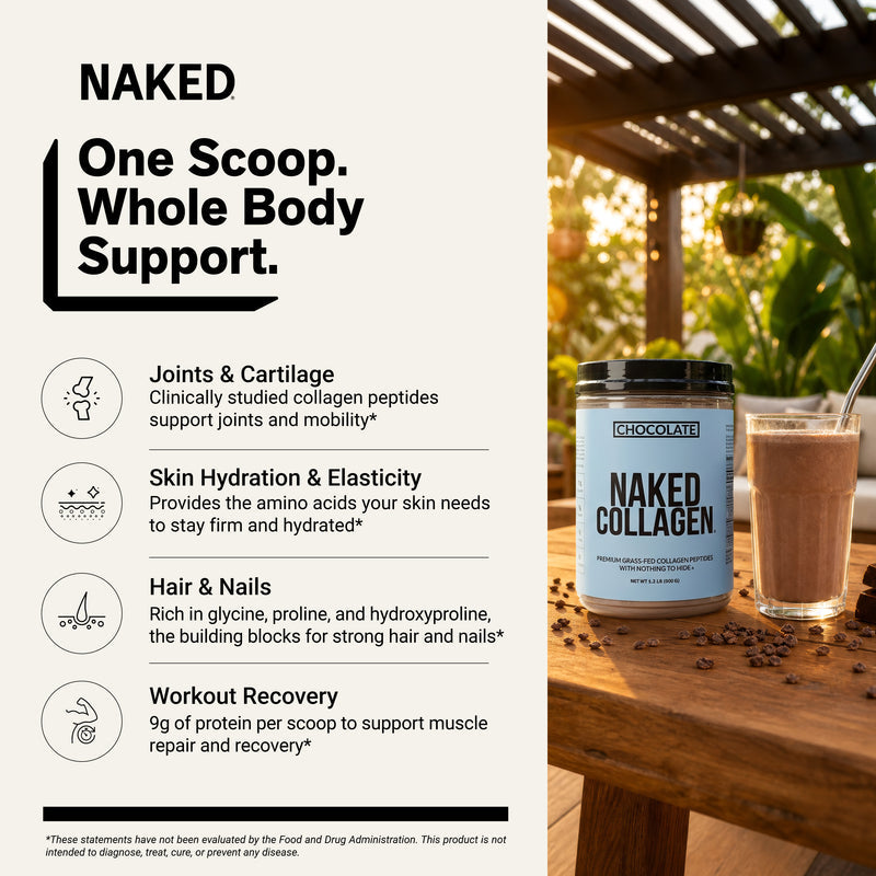 Chocolate Collagen Peptides Powder - Chocolate Collagen Peptides