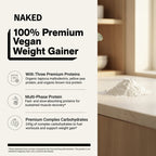Vanilla Vegan Mass Gainer Supplement - Vanilla (Vegan) 12LB