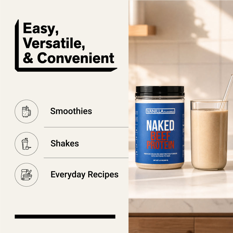 Vanilla Beef Protein Powder - Vanilla