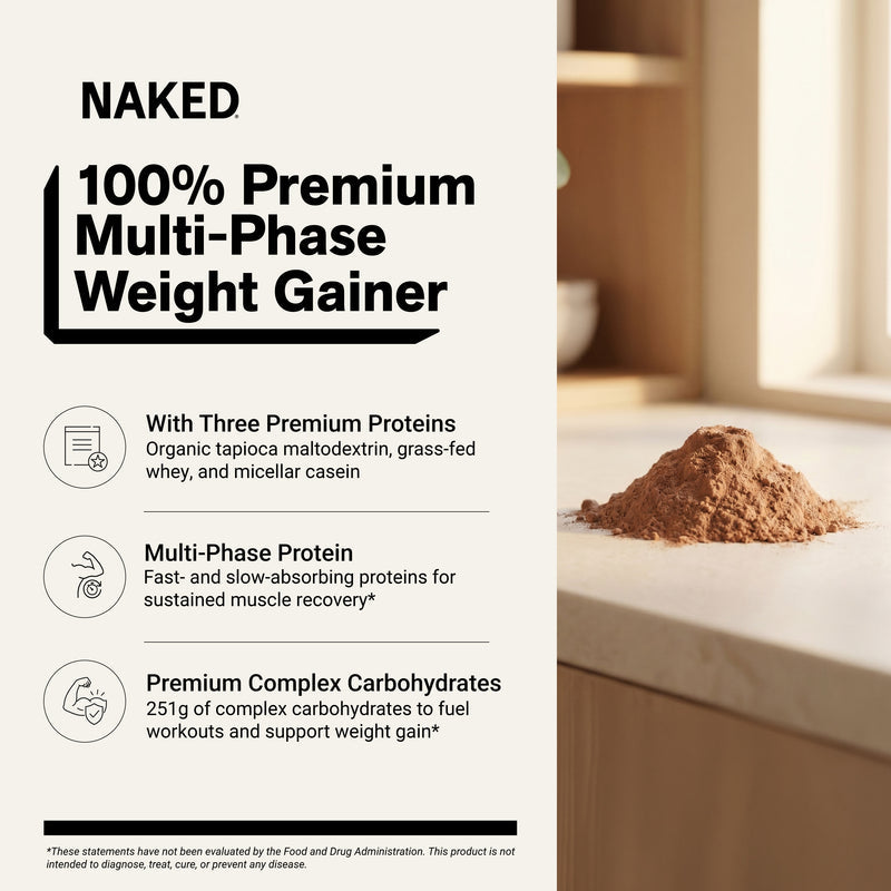 Chocolate Mass Gainer Protein Supplement - Chocolate 12LB