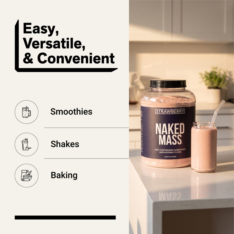 Strawberry Mass Gainer Protein Supplement - Strawberry