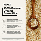 Organic Brown Rice Protein Powder 1lb - Unflavored 1LB