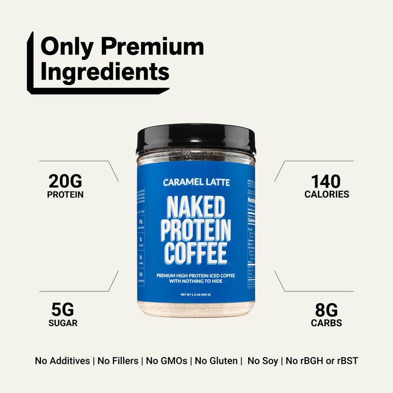 Caramel Latte Protein Iced Coffee - Caramel Latte