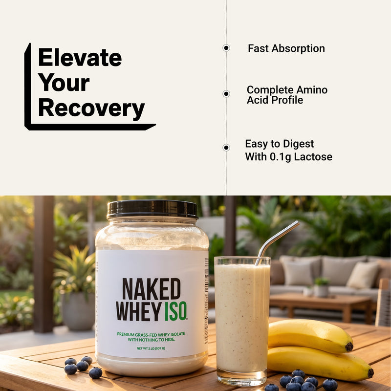Grass Fed Whey Isolate Protein Powder - Unflavored