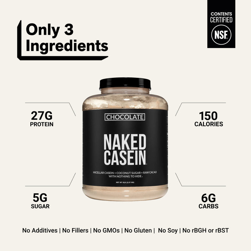 Chocolate Casein Protein Powder - 5LB - Chocolate