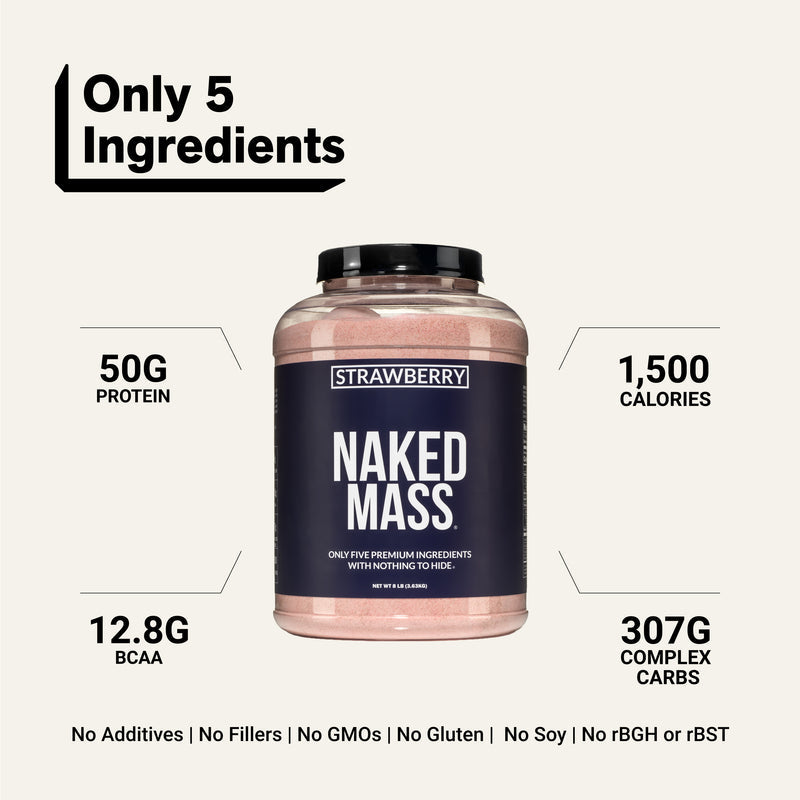 Strawberry Mass Gainer Protein Supplement - Strawberry
