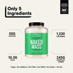 Vanilla Vegan Mass Gainer Supplement - Vanilla (Vegan)