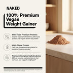 Chocolate Vegan Mass Gainer Supplement - Chocolate (Vegan) 12LB