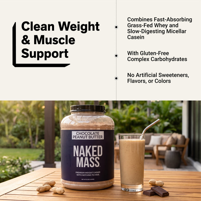 Chocolate Peanut Butter Mass Gainer Protein Supplement - Chocolate PB