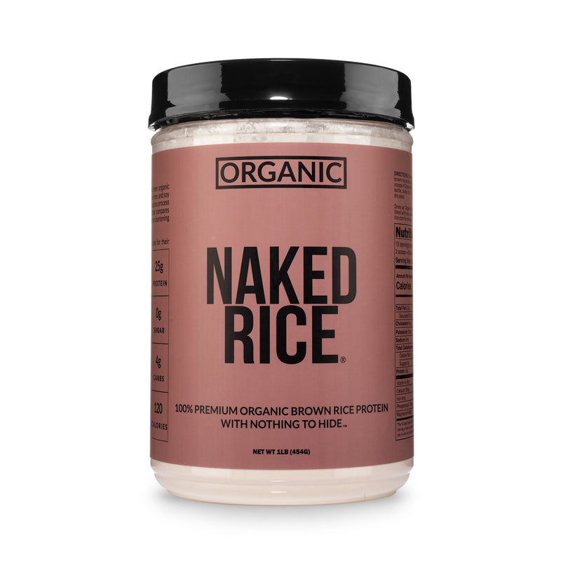 Organic Brown Rice Protein Powder 1lb - Unflavored 1LB
