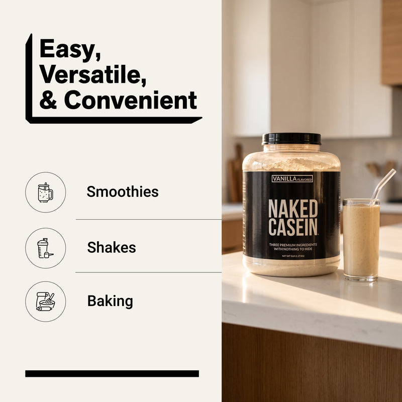 Vanilla Casein Protein Powder - Vanilla